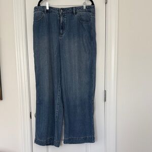 Talbots Blue Denim Classic Trousers